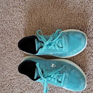 Ladies blue champion size 9 athletic shoes
